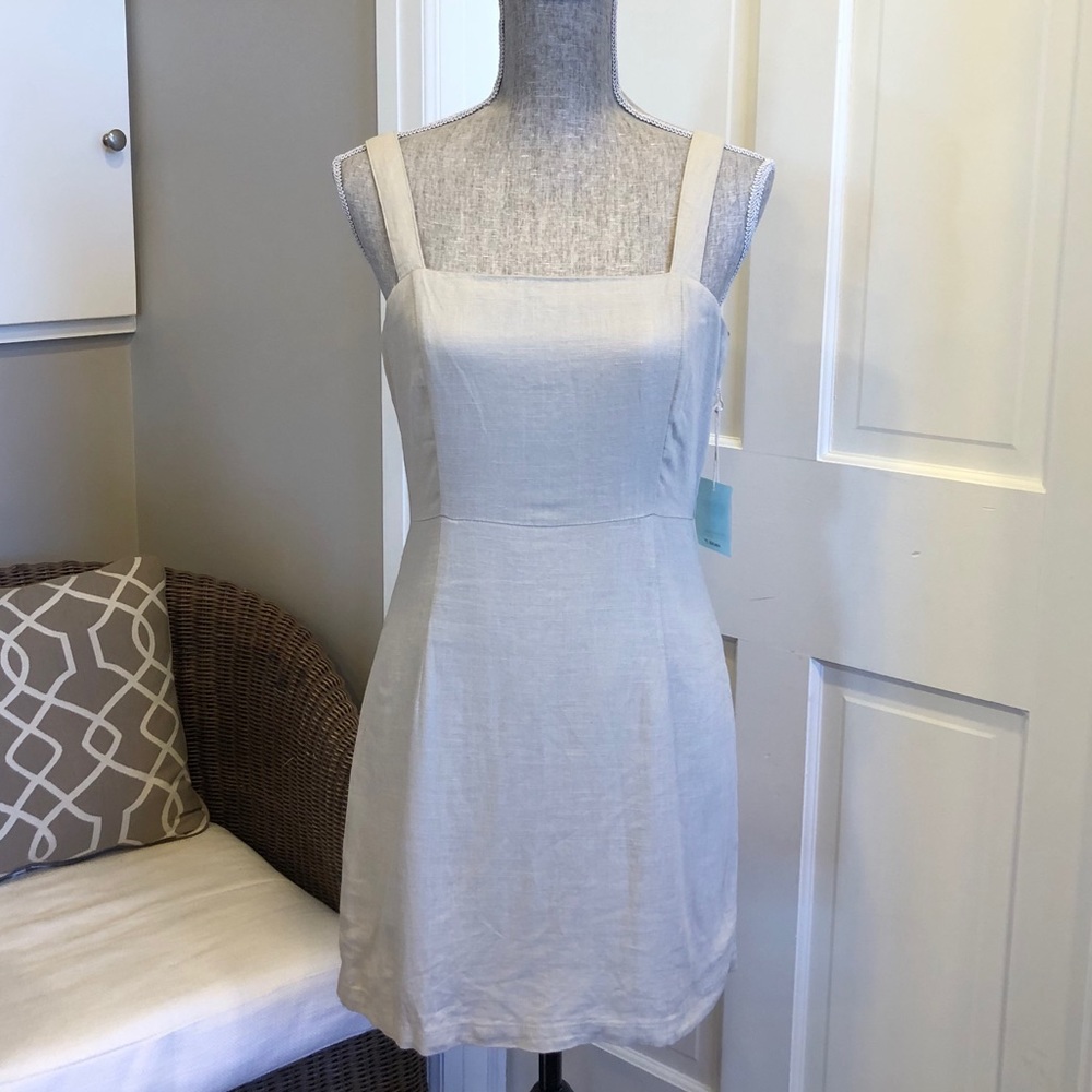 NWT Linen Beige Dress